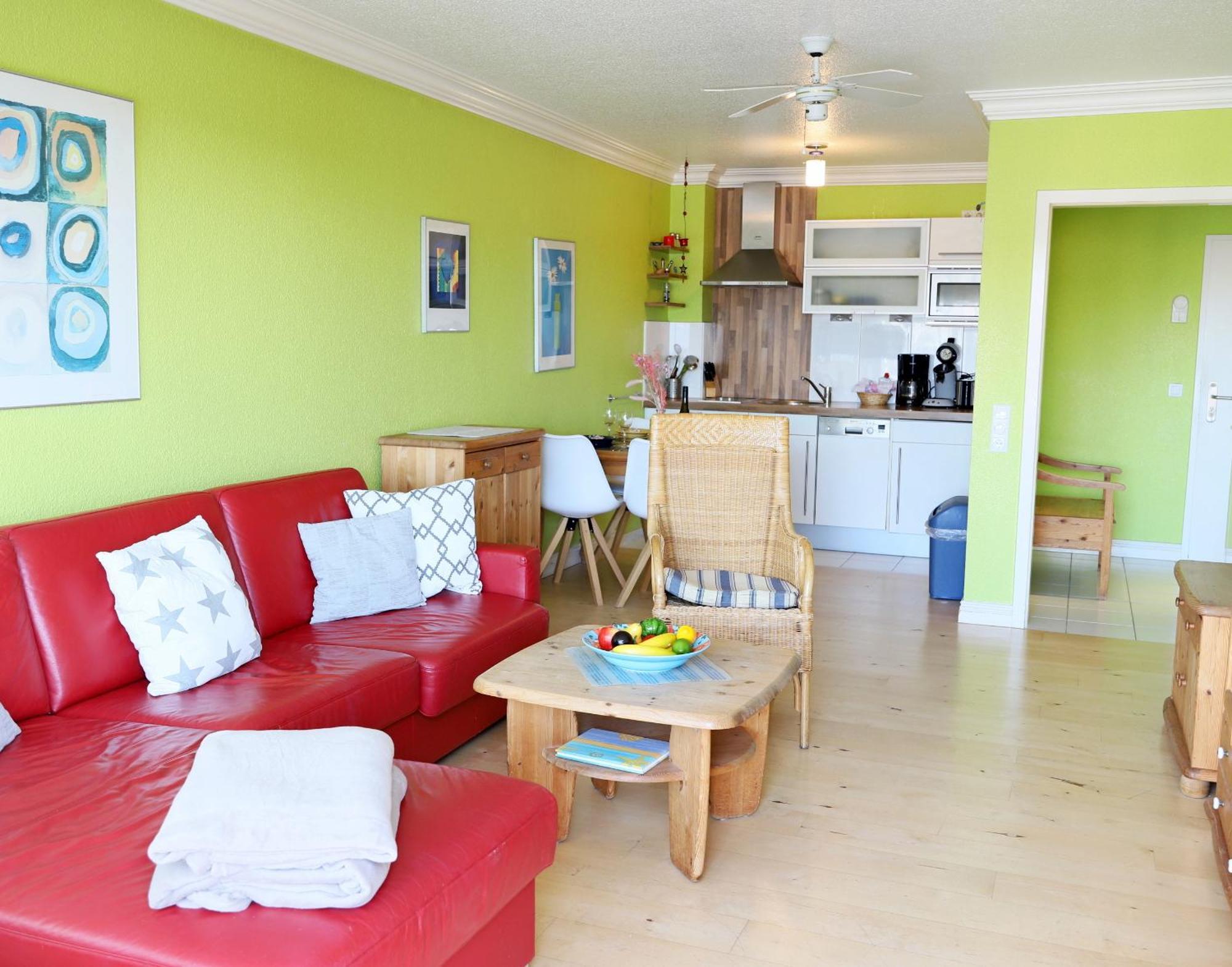 Geraeumiges 2-Zimmer-Appartement In Der 3. Etage Des Hauses. Westerland Buitenkant foto
